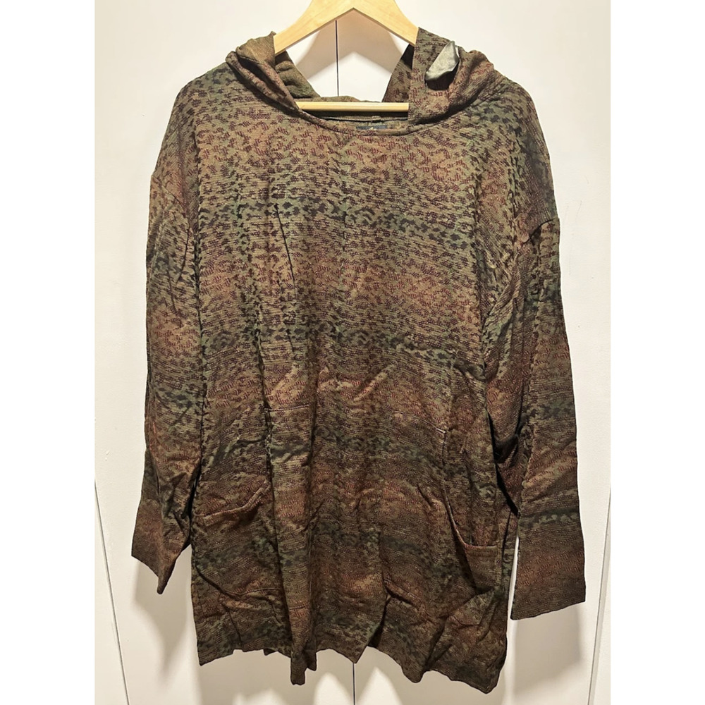 NEEDLES PULLOVER PARKA JACQUARD LEOPARD